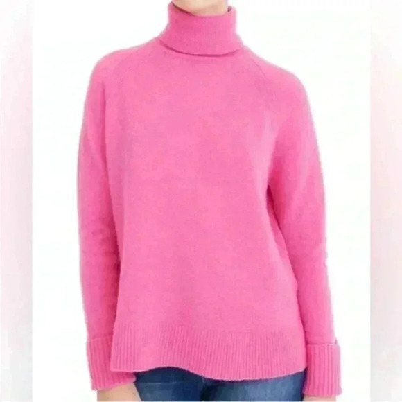J. Crew Side Slit Supersoft Turtleneck Sweater XS - Picture 2 of 6
